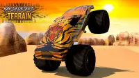 Monster Truck Desert Death Race: 3D Truck Driving Screen Shot 1