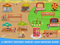 Grocery Supermarket Shopping- Cash Register Games Screen Shot 7