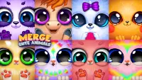 Merge Cute Animal: Pets jogos Screen Shot 0