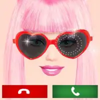 Fake call from princess barbie Screen Shot 1