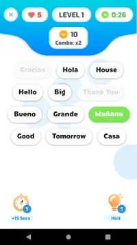 Word Match: Spanish Edition Screen Shot 1