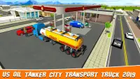 Us Oil Tanker City Transport Truck 2019 Screen Shot 1