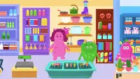 My Monster Town - Supermarket Grocery Store Games Screen Shot 2