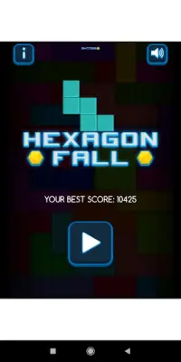 Hexagon Fall Game Screen Shot 5