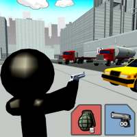 Stickman City Disparos 3D