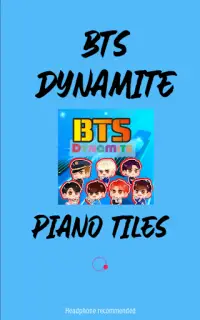BTS DYNAMITE Piano Tiles Screen Shot 0