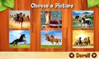 Horse Jigsaw Puzzle Trò chơi m Screen Shot 1