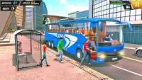 Karwahe Bus Pagmamaneho Simulator 2019 - Coach Bus Screen Shot 1