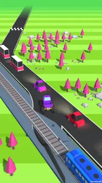 Traffic Run!: Driving Game Screen Shot 1