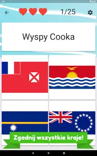 Quiz o Oceanii i Australii - kraje, stolice, flagi Screen Shot 18