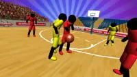 Stickman 3D Basketball Screen Shot 1