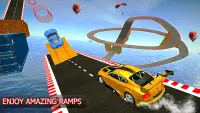 Perlumbaan Stunts Car Ramp Extreme: Trek Mustahil Screen Shot 3