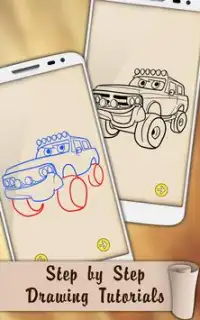 Draw Popular Cartoon Cars Screen Shot 5