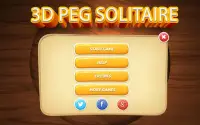 3D Peg Solitaire board game Screen Shot 1