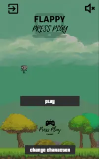 Flappy Press Play Screen Shot 0