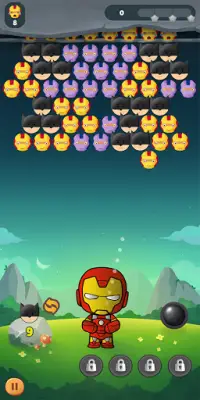 Bubble Shooter Superhero 2021 Free Popular Puzzle Screen Shot 5