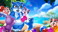 Bubble Shooter: Cat Pop Island Screen Shot 5