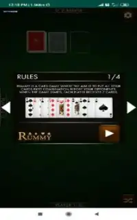 Rummy Game Screen Shot 1