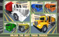 Garbage Truck Blocky SIM PRO Screen Shot 5