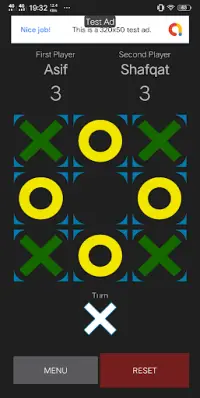 Tic Tac Toe - Robotic XOXO with sound effects 2021 Screen Shot 1