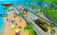 Army Tank Traffic Racer Game Mengemudi Tank Gratis Screen Shot 3