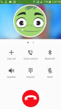 CALL Teen Heroes Titans Go Fake CALL Screen Shot 4