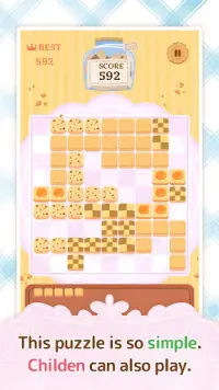 Cookie puzzles.  -Cute & enjoy!- Screen Shot 2