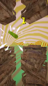 Cucumber Crate: Smashed Flappy Screen Shot 1