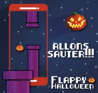 Flappy Halloween: nuit de citrouilles sautées Screen Shot 0