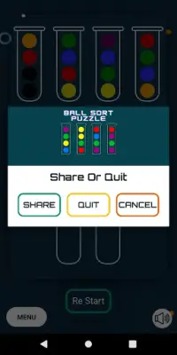 Ball Sort Puzzle Game - Brain Test Game Screen Shot 5