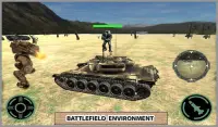 फ्यूचरिस्टिक लड़ाकू रोबोट टैंक Screen Shot 6
