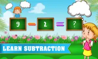 Kids Math Game : Add Subtract Multiplication Free Screen Shot 2