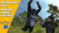 Gorilla animal caça gratuito Screen Shot 0