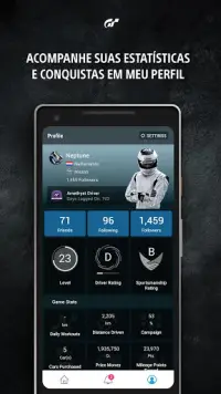 Aplicativo complementar de Gran Turismo® Sport Screen Shot 2