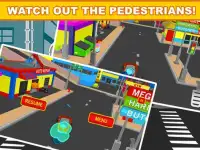 Mini Taxi Simulator 3D Screen Shot 7