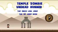 Temple Zombie Undead Runner Screen Shot 1