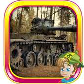 Брошенный танк лес побег