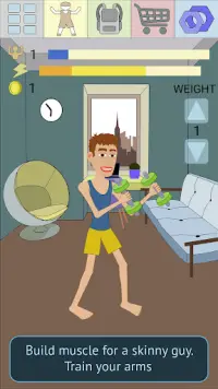 Muscle Clicker 2: RPG Gym Game Screen Shot 0