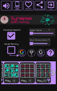 Sinapse - Treinamento do cérebro Memória Screen Shot 1
