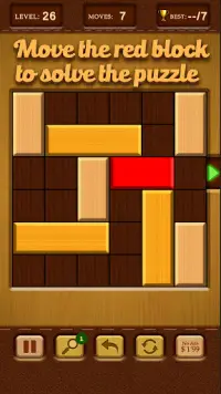 Unblock Red Wood Puzzle 2022 Screen Shot 2