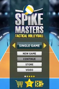 Spike Masters Volleyball Screen Shot 1