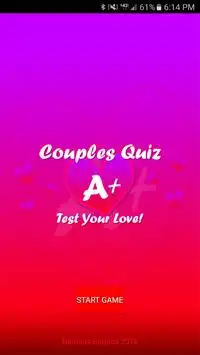 Couples Quiz - Test Your Love! Screen Shot 0