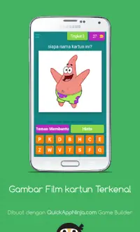 Game Animasi kartun Quizz Screen Shot 3