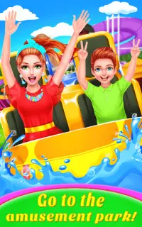 Babysitter Girl Theme Park Spa Screen Shot 10