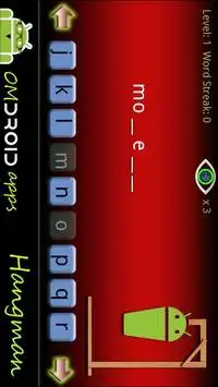 Omdroid Advanced Hangman Screen Shot 0