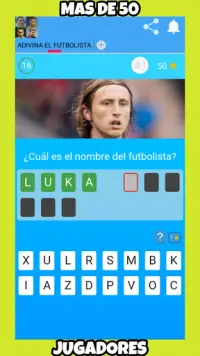 Adivina el Jugador de Fútbol! - Juego de Fútbol Screen Shot 2