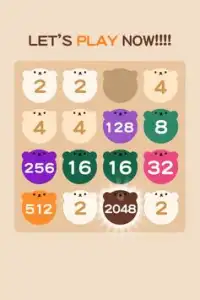 2048 BEAR - Free puzzle game Screen Shot 4
