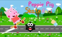 Peppie Pig Skating Games Screen Shot 0