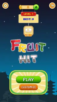 Fruit Hit : Trò chơi đâm trái cây Screen Shot 0