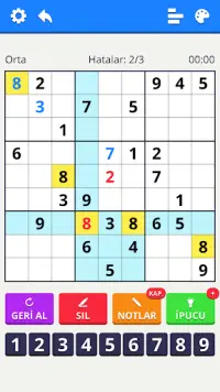 Sudoku Levels Günlük Yapbozlar Screen Shot 4
